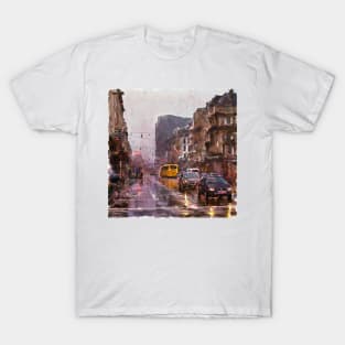 Rainy Day Traffic T-Shirt